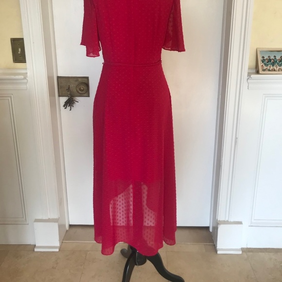 Berry Wrap Dress - Picture 4 of 5